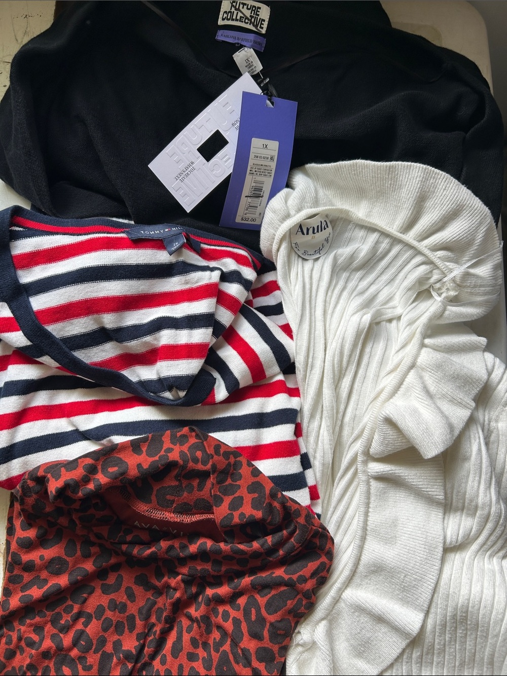 1X/2X Bundle of 4 Tops